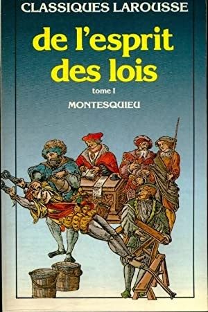 De l'esprit des lois - Click to enlarge picture.