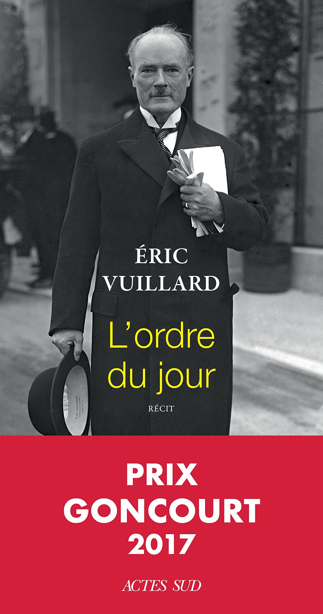 L'ordre du jour - Click to enlarge picture.