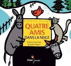Quatre amis dans la neige - Click to enlarge picture.
