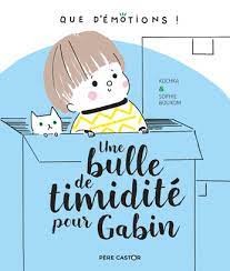 Une bulle de timidité pour Gabin - Click to enlarge picture.