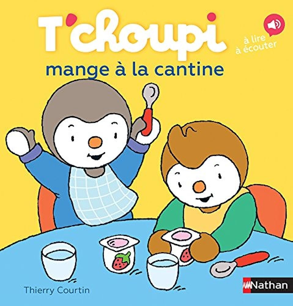 T'choupi mange à la cantine - Click to enlarge picture.