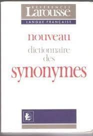 Nouveau dictionnaire des synonymes - Click to enlarge picture.
