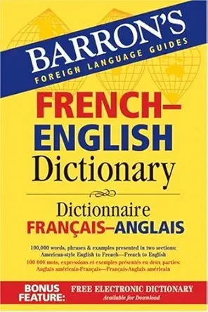 French-English Dictionary - Click to enlarge picture.