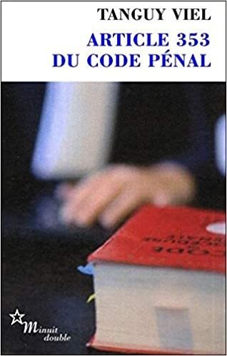 L'article 353 du code pénal