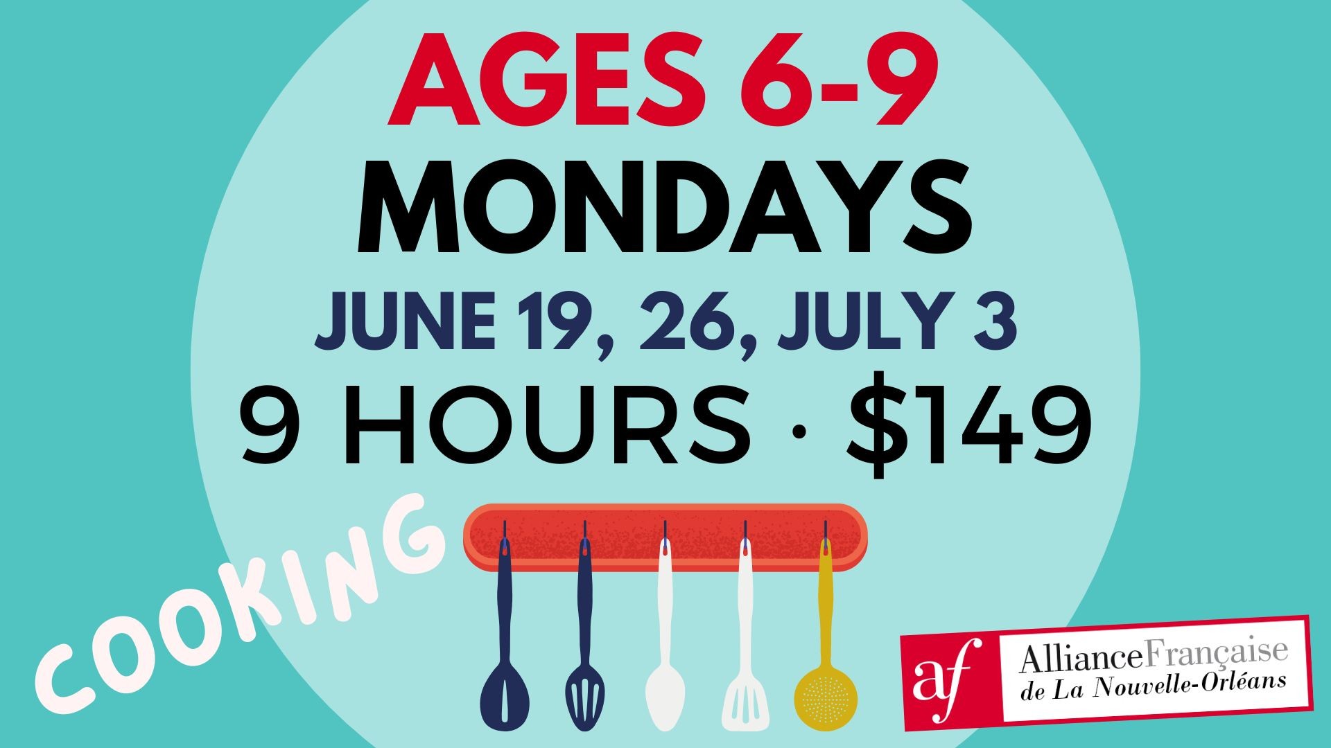 Ages 6-9 ALL Mondays