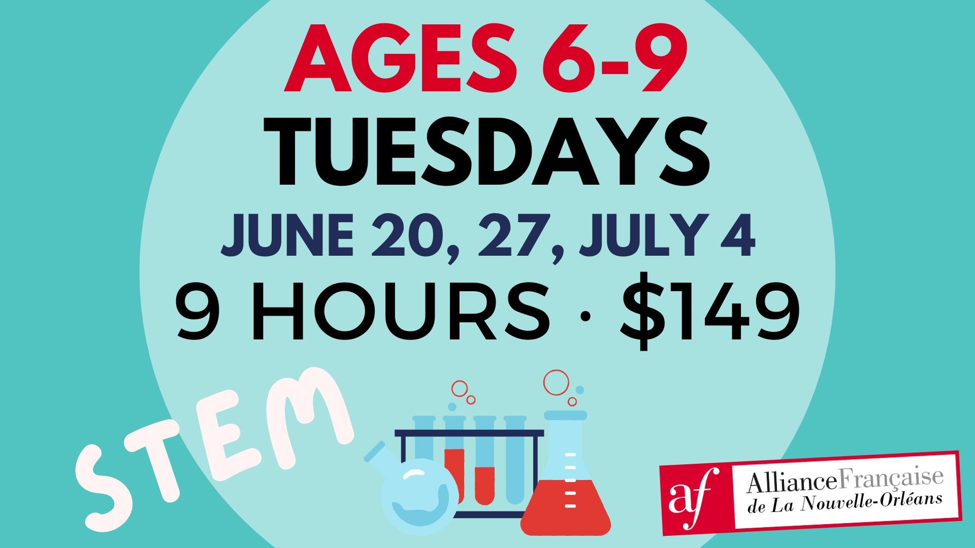 Ages 6-9 ALL Tuesdays