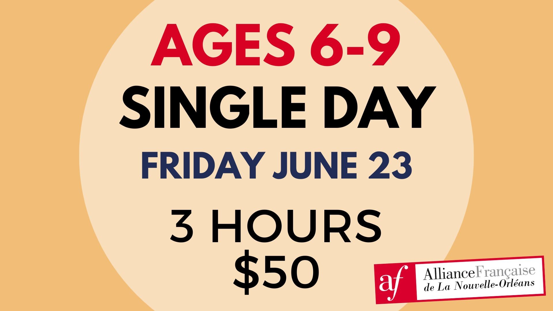 Ages 6-9 Single Day · June 23