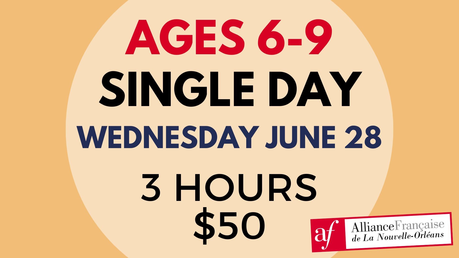 Ages 6-9 Single Day · June 28