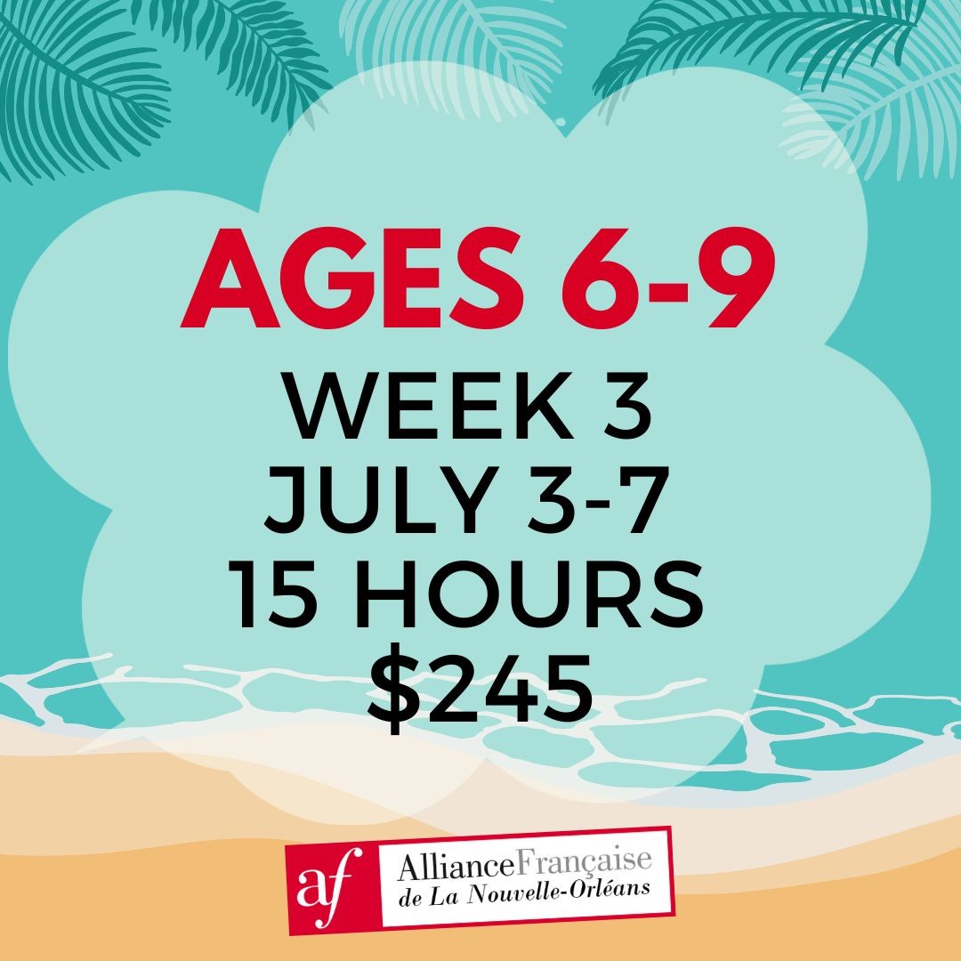 Ages 6-9 Entire Week · July 3-7