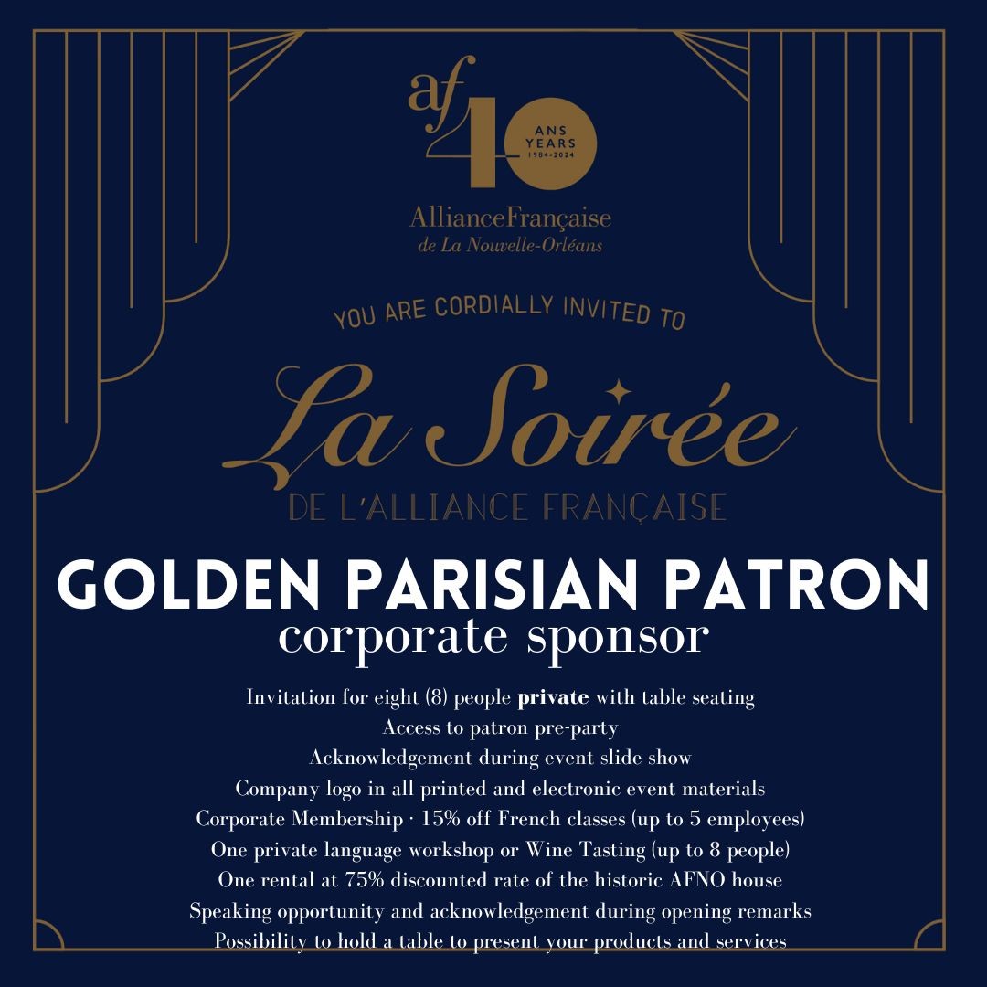 Golden Parisian Patron