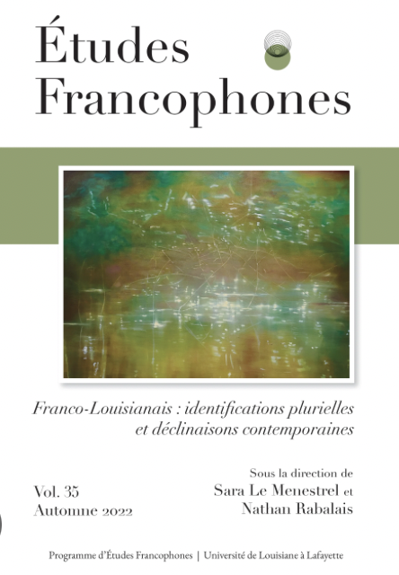 Etudes francophones, Franco-Louisinais : identifications plurielles et déclinaisons contemporaines
