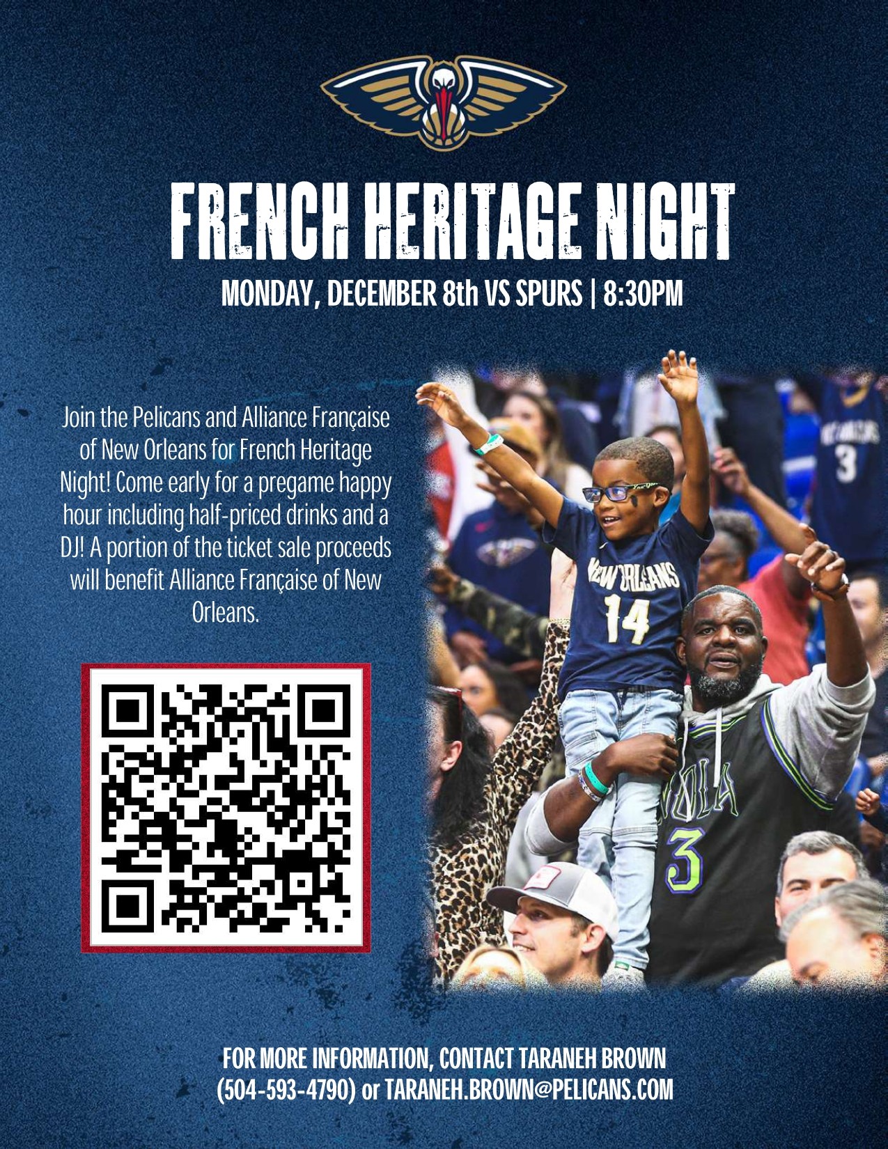 Pelicans x AFNO : French Heritage Night !