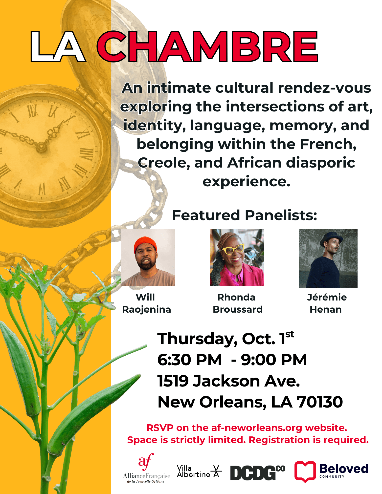 Art of Labour Presents: La Chambre