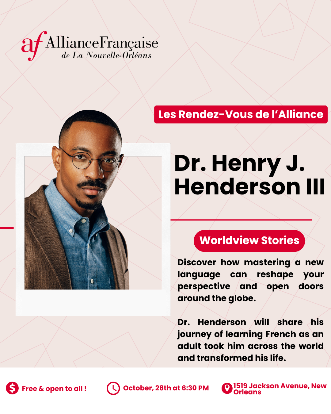 Rendez-Vous with Dr. Henry J. Henderson III